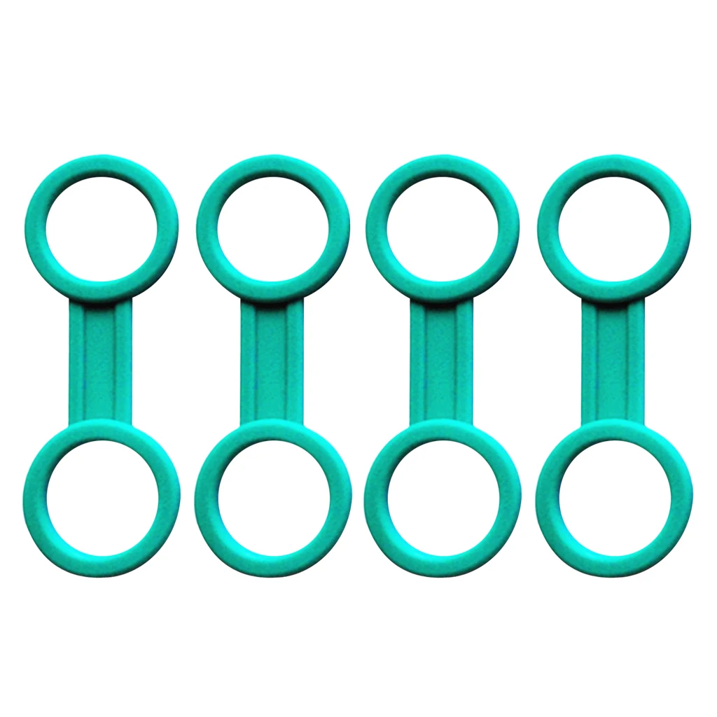 4pcs Silicone Rubber Snorkel Keeper Clip Attaching to Scuba Dive Mask for Water Sports Snorkeling Diving Surfing Accessories