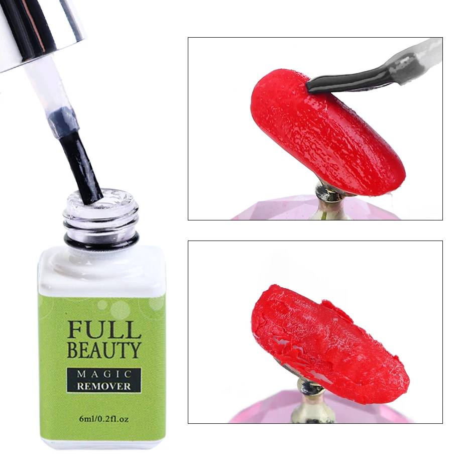 

6ml Nail Gel Polish Magic Remover Primer Lacquer Cleaning Gel Soak Off Remove Healthy Fast Clean Degreaser Manicure Tools BE1508