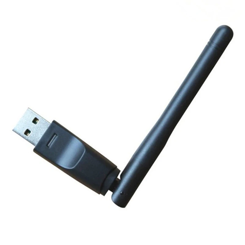 150 Мбит/с RT5370 беспроводной Mini-USB адаптер Lan Карта 802.11n/g/b приемник USB Wi-Fi, Wi-Fi, подвесная антенна для портативных ПК Freesat V7