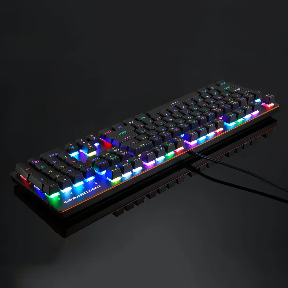 Motospeed CK89 NKRO механическая клавиатура Kailh коробка переключатель USB Проводная реальная RGB подсветка для игр