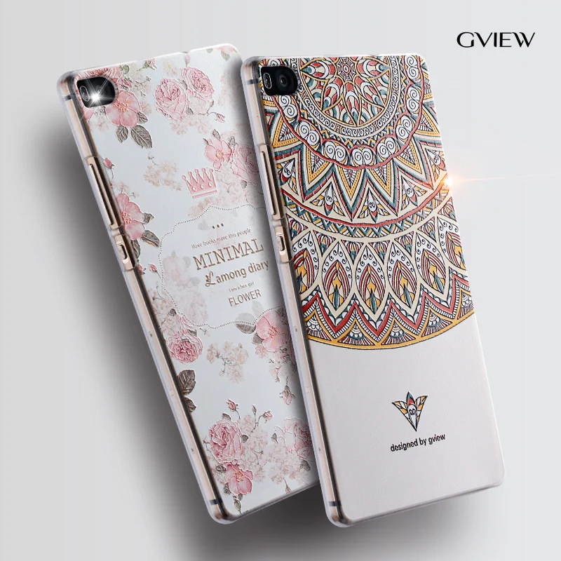 Чехол для телефона Gview Huawei p8 рельефная Силиконовая задняя крышка 5 2 дюйма с