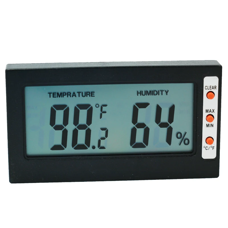 by DHL FEDEX 50pcs/lot Temperature Humidity Meter large screen Indoor Digital LCD display Thermometer Hygrometer Tester | Инструменты