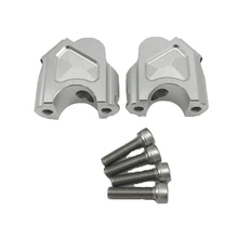 Крепление зажима Руля Мотоцикла для BMW R1200GS LC 2013- Серебряный Руль стояк зажимы аксессуары и запчасти для мотоциклов