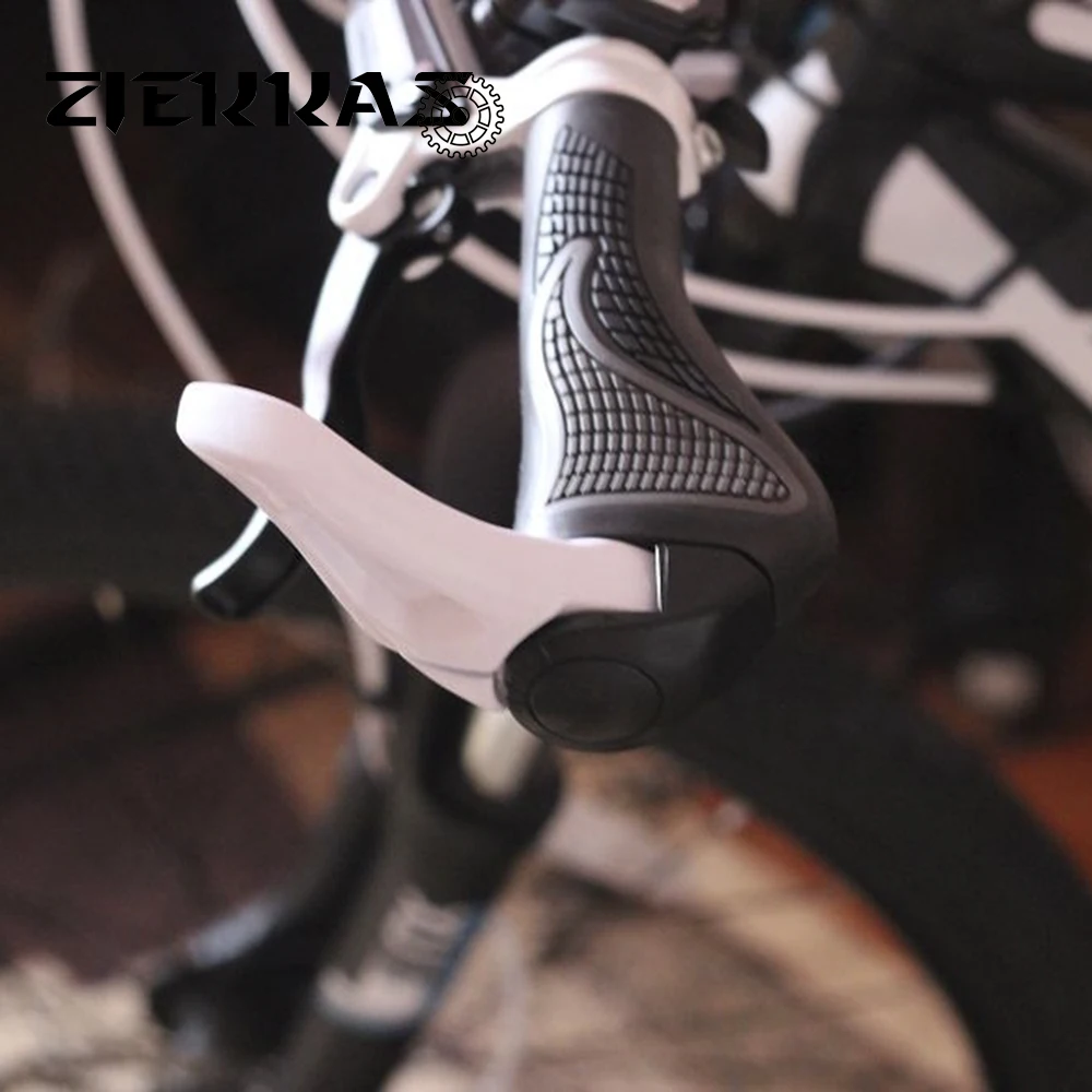 MTB Bike Components Rubber Bar ends Handlebars Grips Aluminum Barend