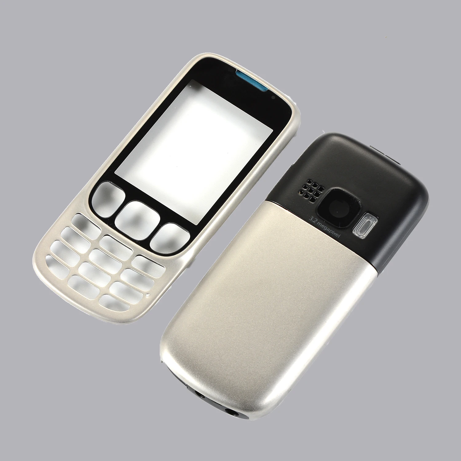 Для Nokia 6303 6303C металлический корпус передняя рамка+ средняя рамка+ задняя крышка батареи/без клавиатуры/инструментов