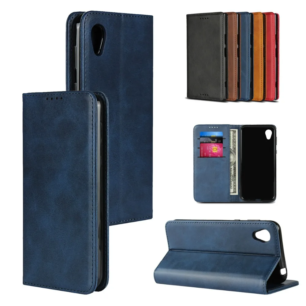 

LUCKBUY Hight Quality Calf Grain Leather Strong Magnetic Flip Cover For AQUOS Sense SHV40 SH-01K/SENSE 2 SH-01L/Sense Plus cases