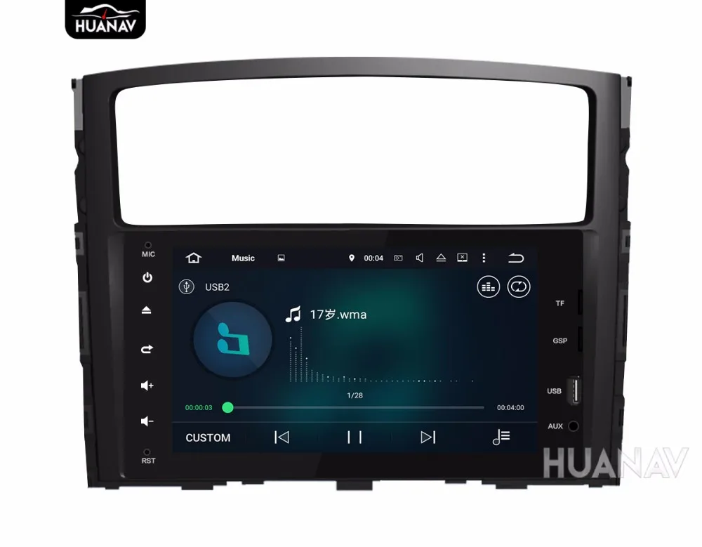 Dvd-плеер gps навигации для MITSUBISHI PAJERO V97 V93 Shogun Montero 2006 + 8 "MIRROK ссылка Android6.0 2 ГБ + 32 ГБ авто стерео