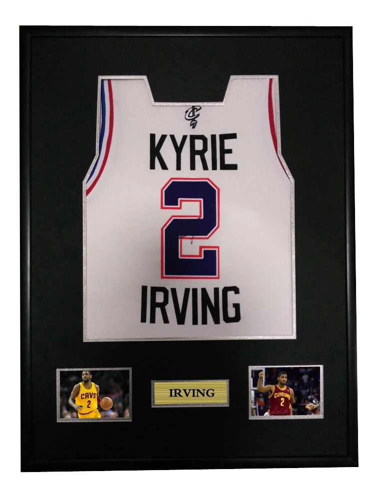 autographed kyrie irving jersey