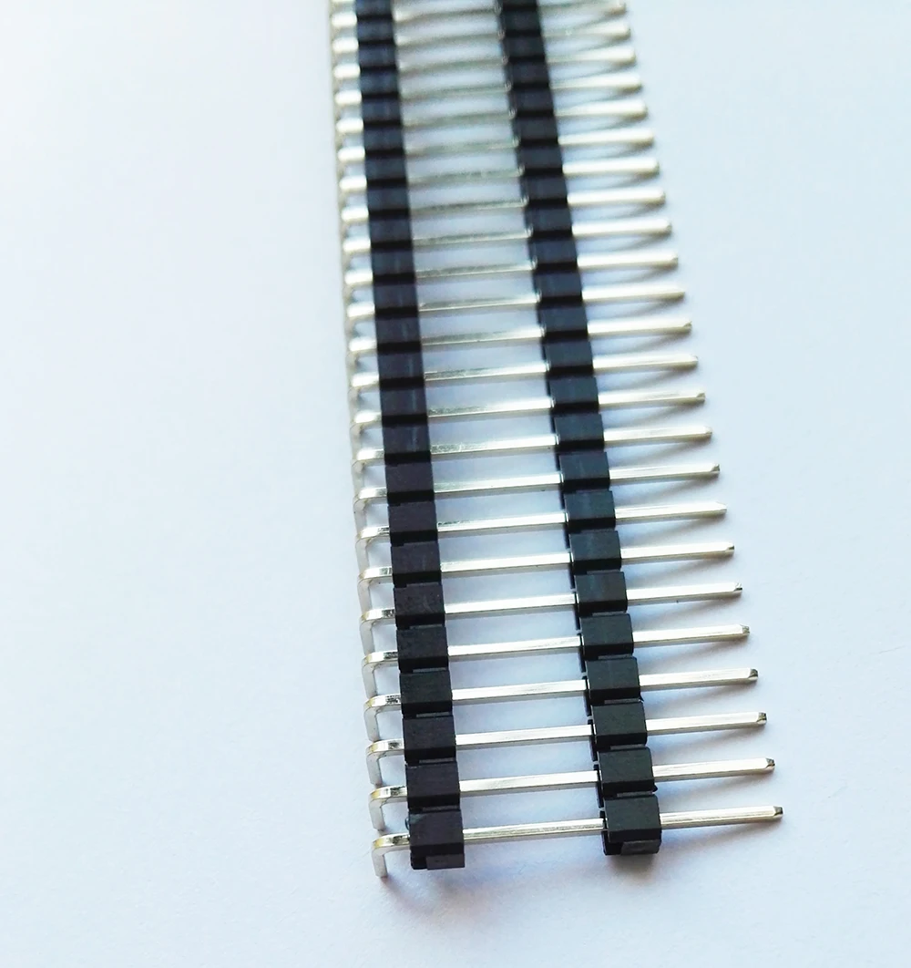 2.54mm RA Board Spacer 1X40P 90D 0.1" Pin Header Single Row Double Plastic Gold-Plated A3mm B6mm 2.5mm | Обустройство дома