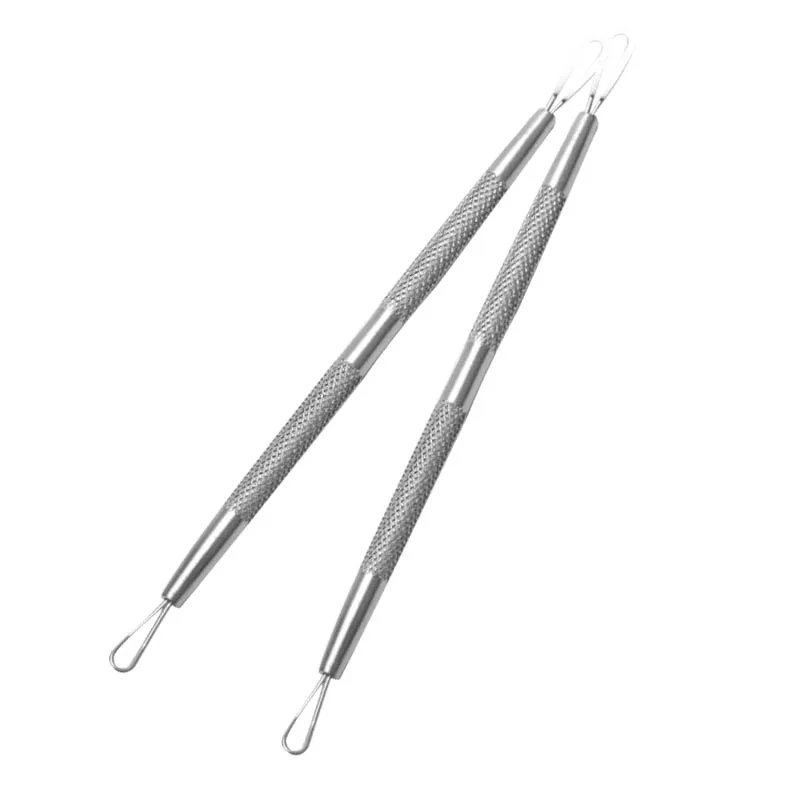 1 Pcs Double-Head Blackhead Acne Needle Stainless Steel Double-loop Acupuncture Rub Acne Squeeze Make-up Tools Acne Needle 1 Pcs Double-Head Blackhead Acne Needle Stainless Steel Double-loop Acupuncture Rub Acne Squeeze Make-up Tools Acne Needle