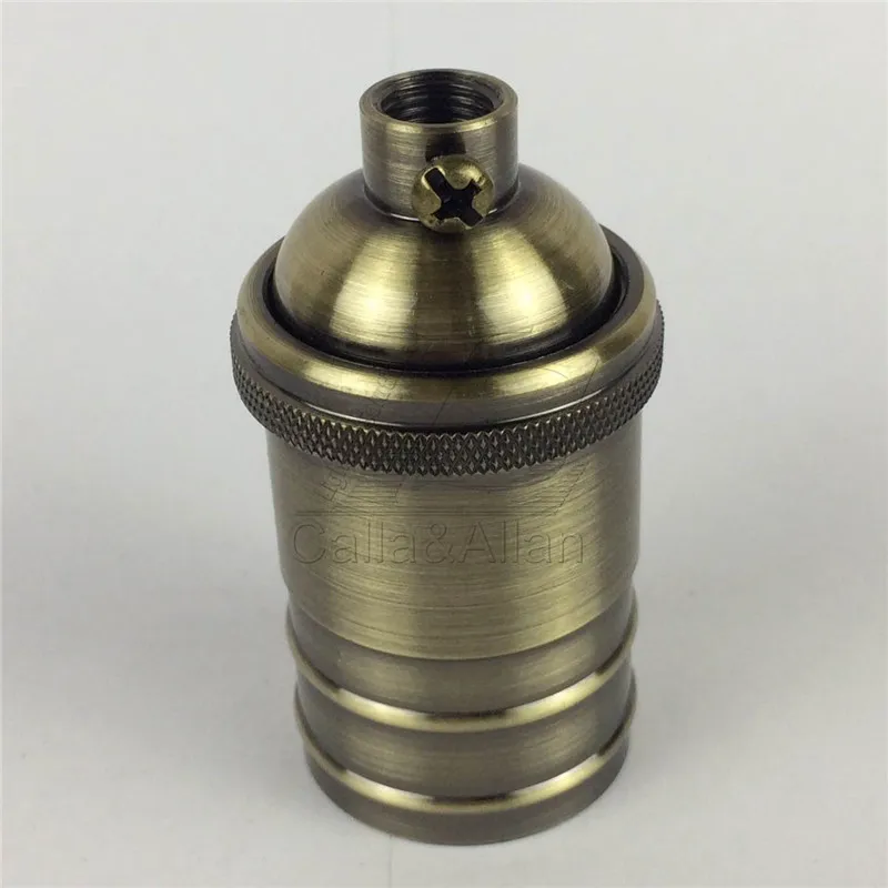 5pcs/lot E26 Aluminium lamp holder retro light Pendant lamp base socket Loft vintage Edison base