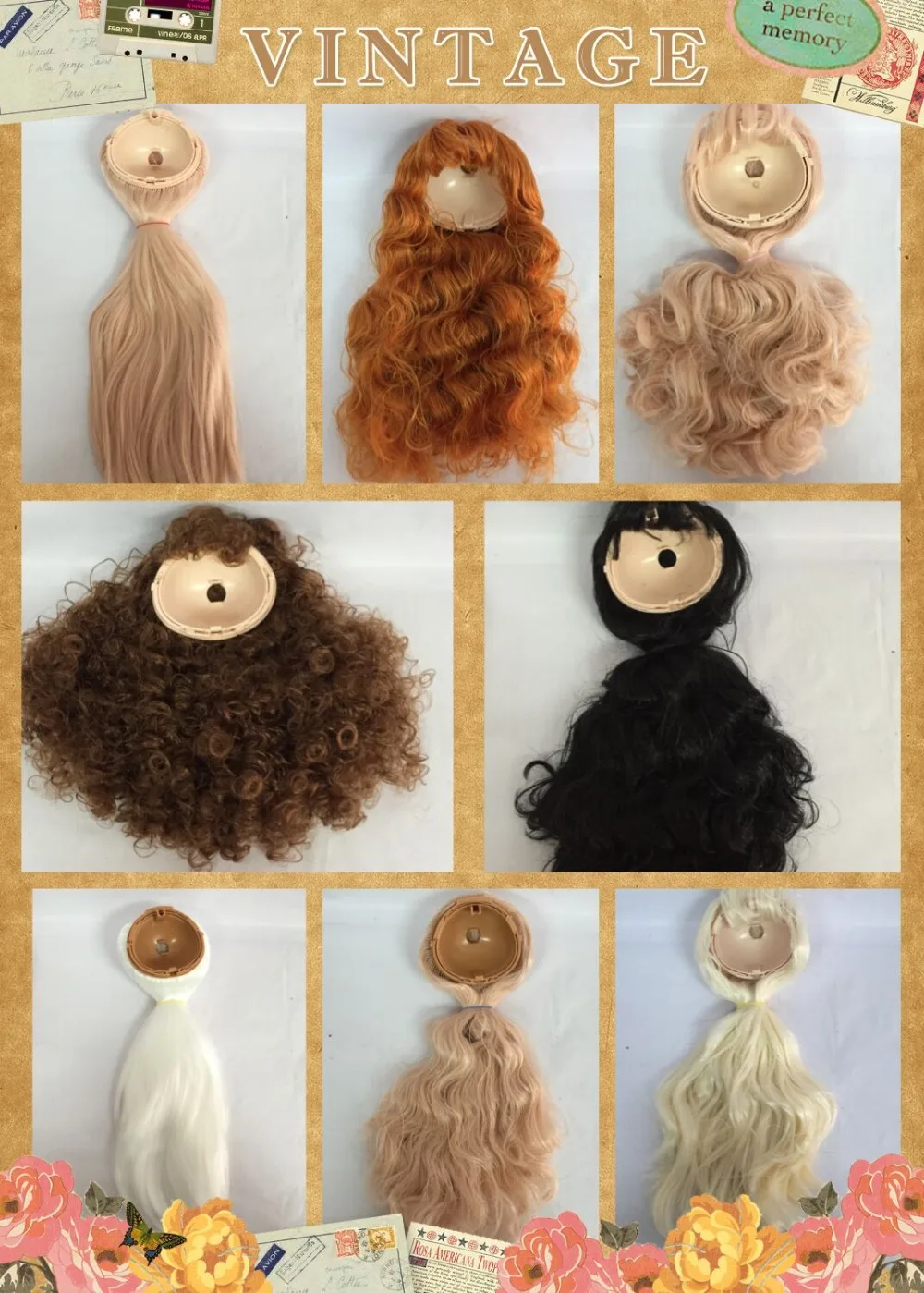 

RBL doll scalp suitable for blyth doll