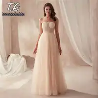 2019 Strapless Champagne Full Pearls Floor Length Prom Dress Bling Bling Evening Gowns vestidos de festa vestido longo para