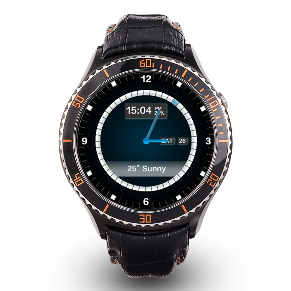 SITOOSHE i2 Android Ios Bluetooth умные часы 1 33 дюймов mtk6580 SmartWatch телефон 3G wifi GPS 5 м сердечный
