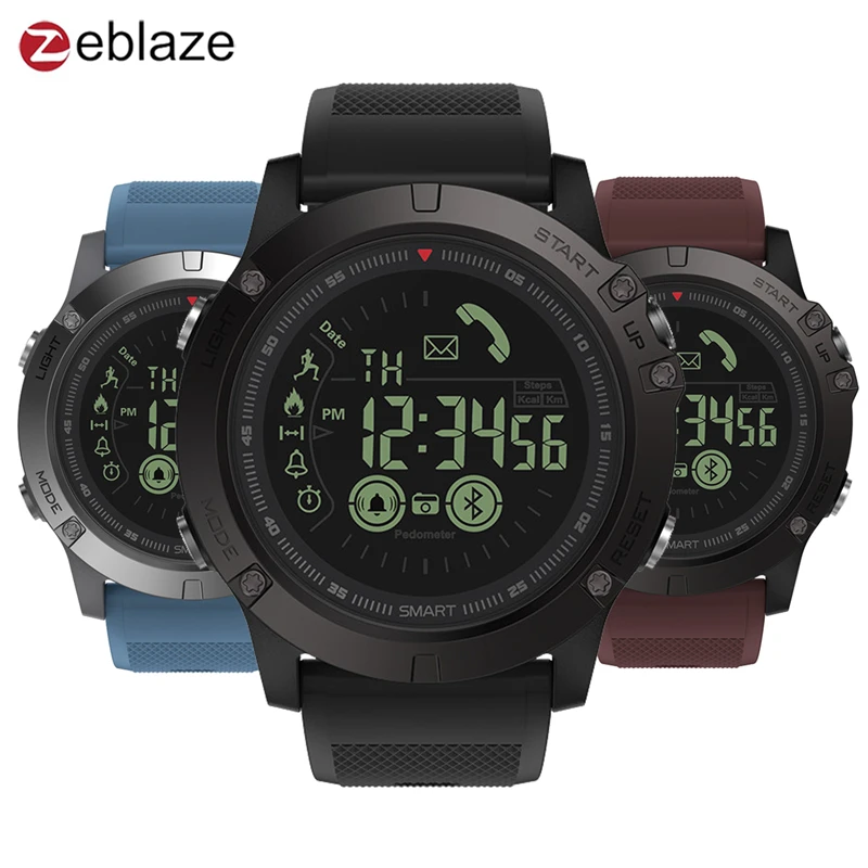 

Zeblaze VIBE 3 Smart Watch Luminous Dial Low Battery Remind Moments Share Wristband For IOS And Android