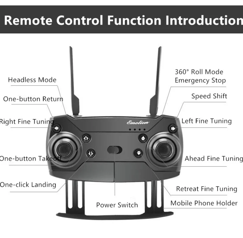 Дорожная Камера селфи RC Карманный Дрон JY-019 мини складной Дрон wifi FPV с 2-мегапиксельной широкоугольной камерой режим высокого удержания