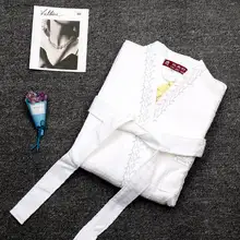 Влюбленные летние водопоглощающие модные хлопковые банные мужские халаты сексуальное кимоно Вафельный Халат для мужчин размера плюс мужской Халат