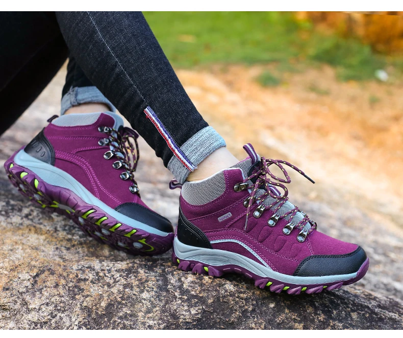 Tornozelo Botas de Caminhada Das Mulheres dos