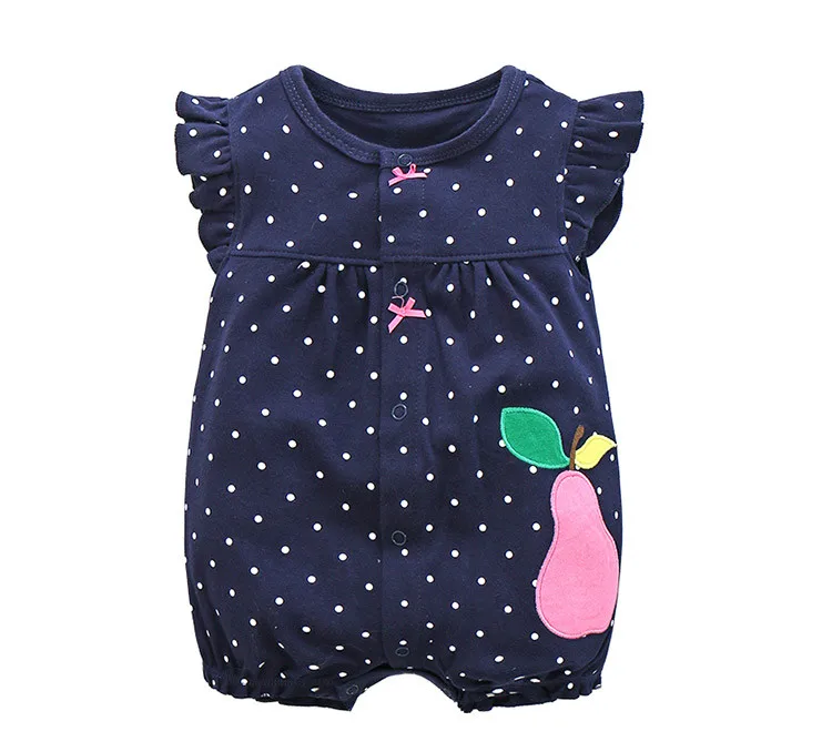 2018 summer baby girl clothes one-pieces jumpsuits baby clothing , cotton short romper infant boys clothes roupas menina 16