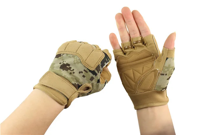 Абсолютно новые перчатки без пальцев для мужчин, для спорта на открытом воздухе, армейские военные тактические перчатки, для тренажерного зала, для занятий тяжелой атлетикой, мягкие