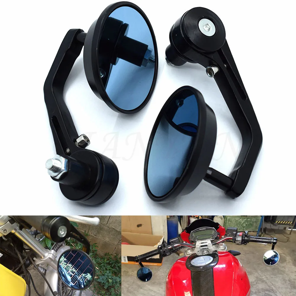 

Universal 7/8" motorcycle rear view mirror side mirror handle rod end mirror for Honda CB919 CB1000R CBR600RR CBR900RR CBR929RR