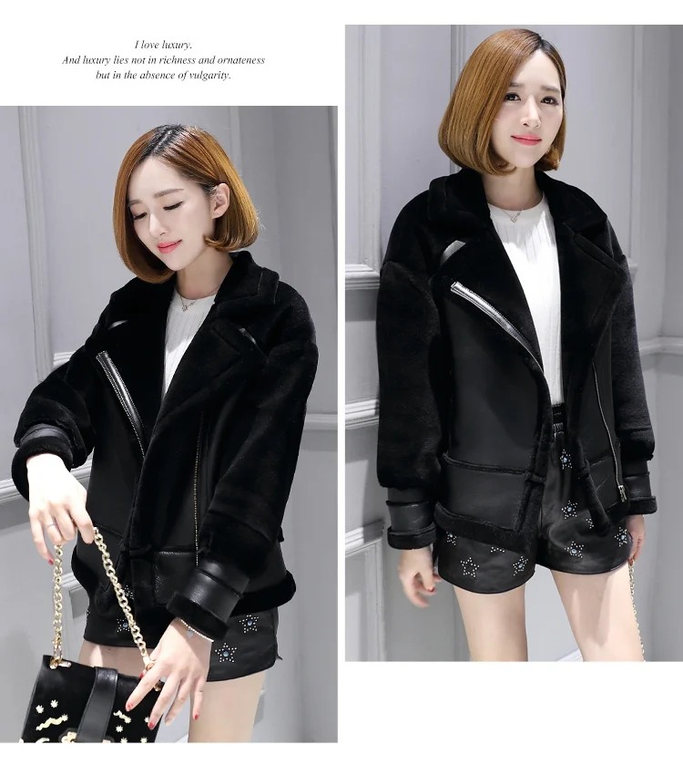 Real Merino Sheep Fur Coat Jacket  (17)