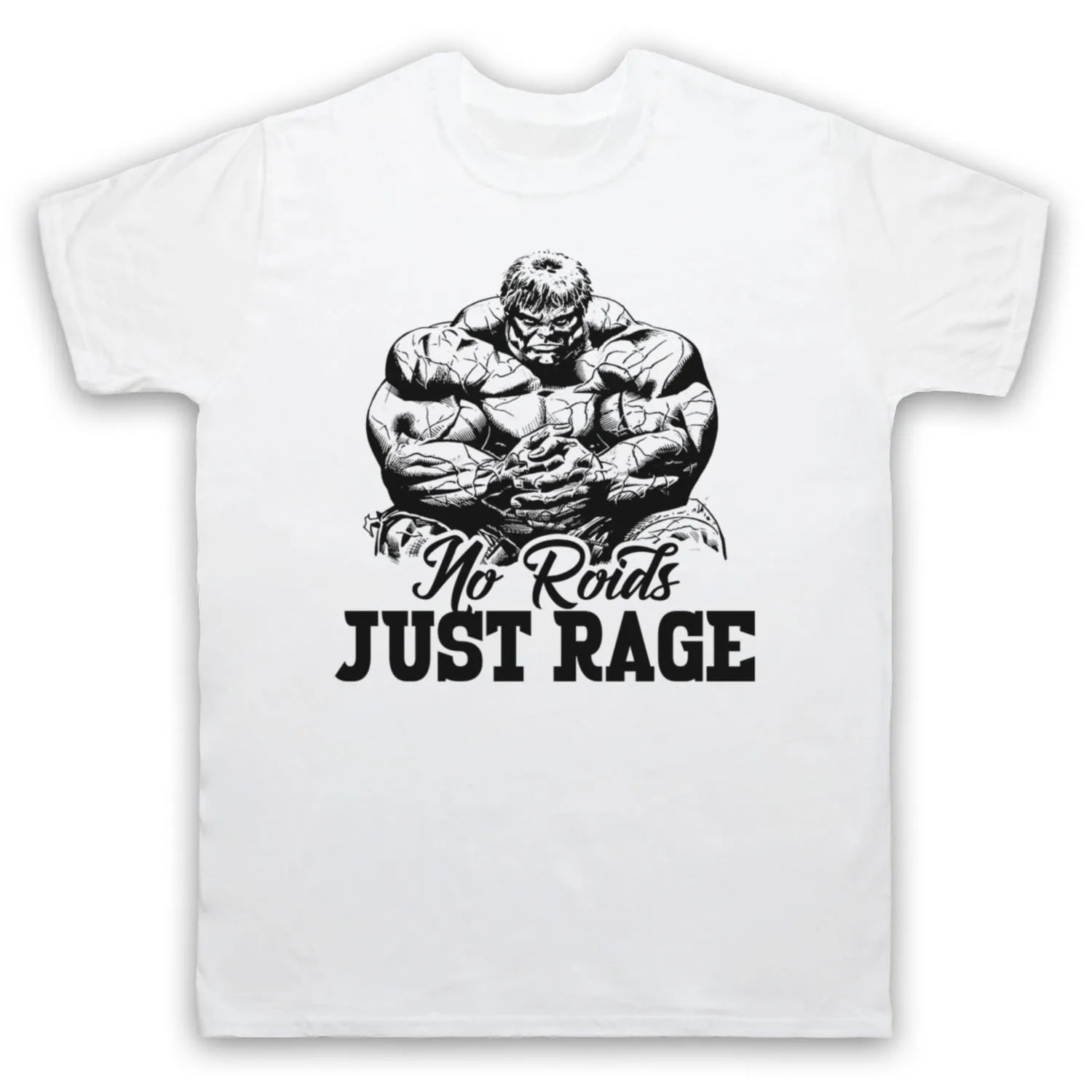2019 حار بيع الصيف نمط لا ROIDS فقط الغضب كمال الاجسام رفع الاثقال شعار رجل إمرأة الاطفال تي شيرت المحملة قميص