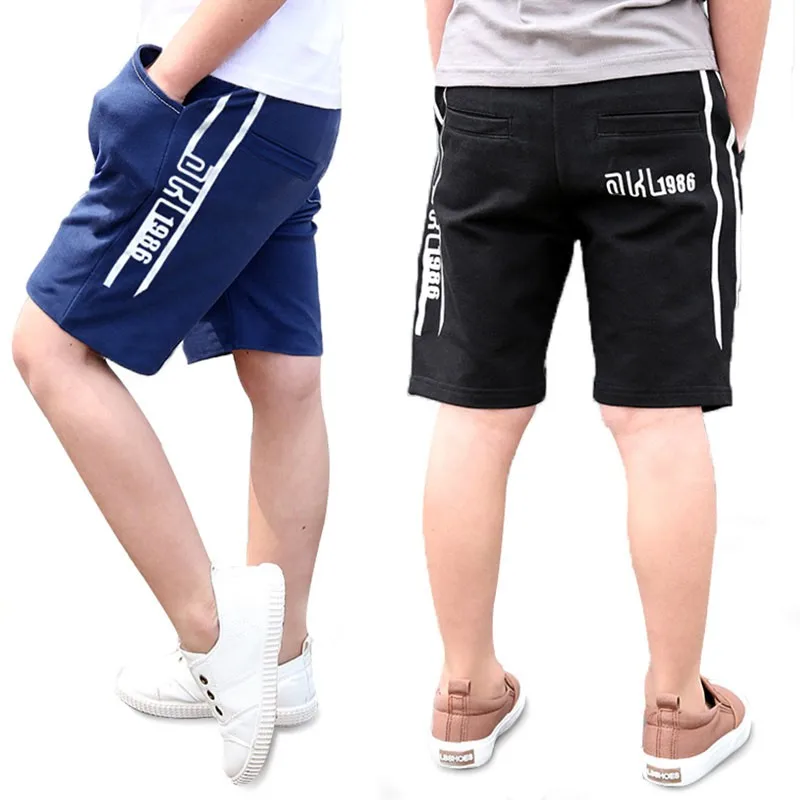 

20182018 Children's Knee Length Short Pants 4-11 Years Age Kids Boys Solid Cotton Pants Summer Baby Boy Clothing