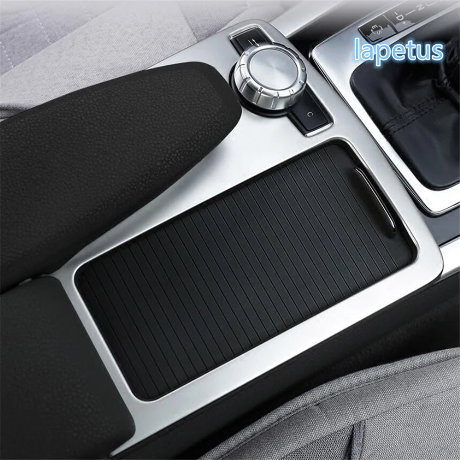 

Lapetus Front Middle Water Cup Holder Decoration Frame Cover Trim Fit For Mercedes Benz C CLASS W204 C180 C200 2009 - 2014