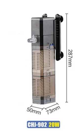 Sunsun 110 V 220 V аквариумный фильтр Водяной насос, канистра фильтр аквариум, аквариум Биохимический Губчатый Фильтр, насос для фильтрации воды в аквариуме - Цвет: CHJ-902