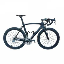 SmileTeam 700C Road Bike T800 Carbon Fiber Frame Cycling Bicycle Ultegra R8000 22 Speed Bicicleta 50mm Wheelset and 23C Tire