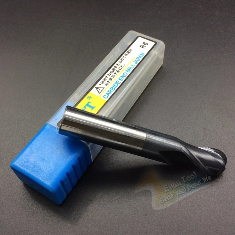 6mm*22mm*90degrees,Freeshipping CNC Solid Carbide 3D End Mill,tungsten