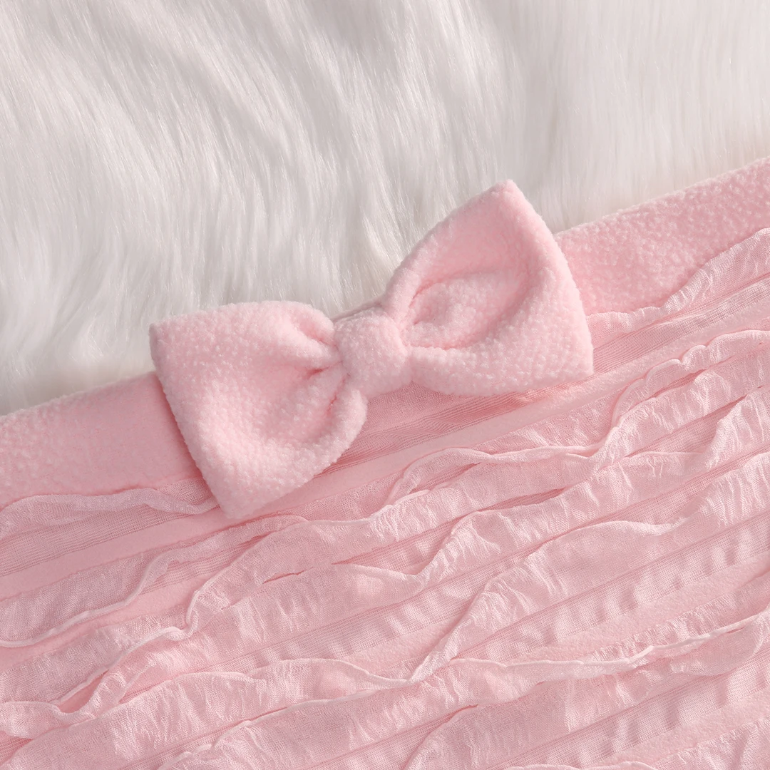 Детская, для новорожденных девочек мягкая в форме рыбьего хвоста русалки для маленьких спальный мешок с сумочкой в тон розового цвета; покрывало для кровати или дивана