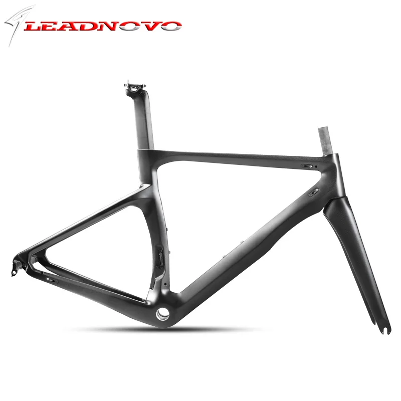 Perfect 2018 Carbon Road Bike Frame Carbon Fibre Road Cycling Race Bicycle Frameset Taiwan Bike LEADNOVO AERO ROAD Bike Frame 5
