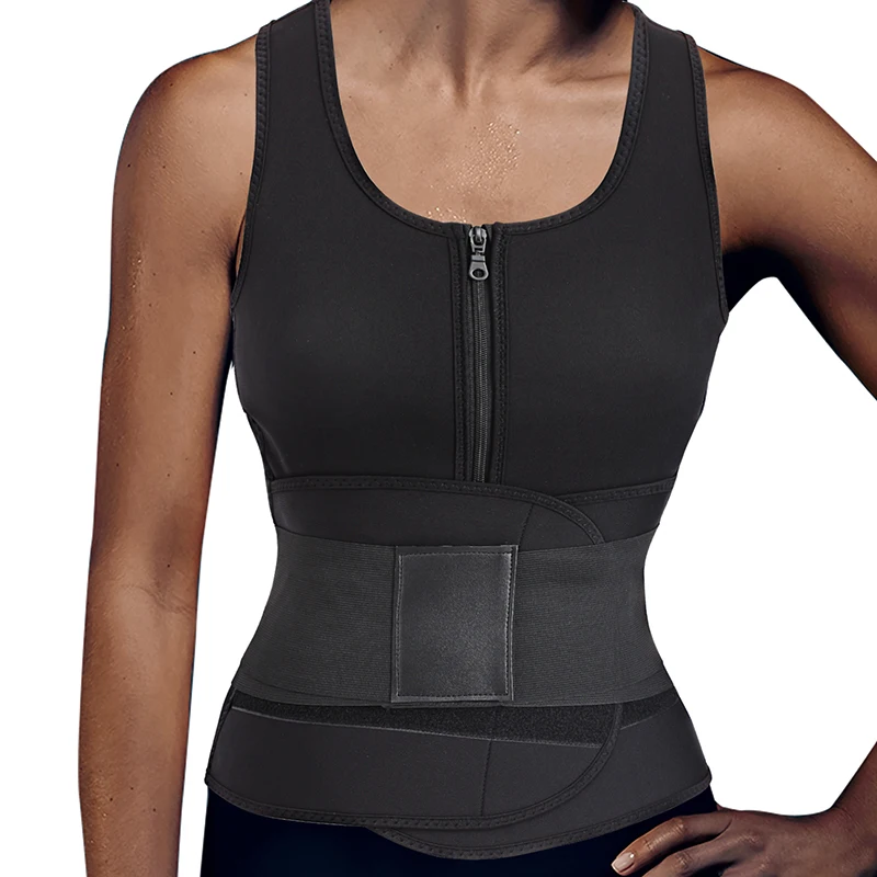 Gotoly Neoprene Sauna Waist Trainer Tank Top Vest With Adjustable Shaper Trainers Belt Body Slimming Tummy Control Weight Loss Body : image Gotoly Neoprene Sauna Waist Trainer Tank Top Vest With Adjustable Shaper Trainers Belt Body Slimming Tummy Control Weight Loss Body