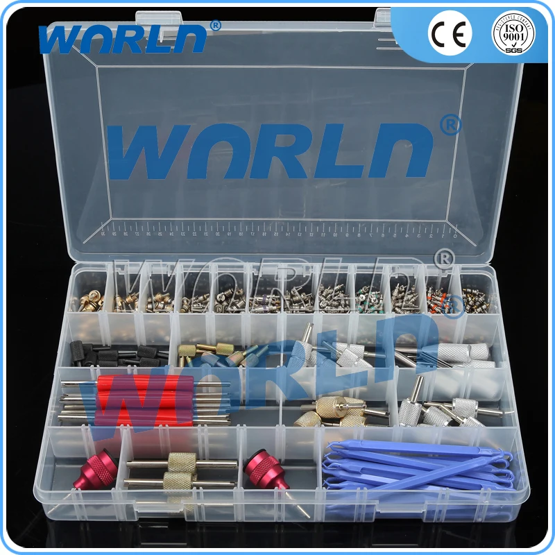 Car Air Conditioning valve core auto AC valve core Air Conditioning Valve Core Assortment R134a