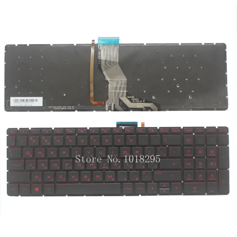 

NEW RU Keyboard for HP 15-ab 15-ak 15-bc 15-ab000 15-ab100 15-ab200 15z-ab100 835664-001 Laptop Keyboard with backlight