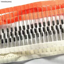 100 шт. 1N4007 4007 1A 1000 В do-41 выпрямительный диод