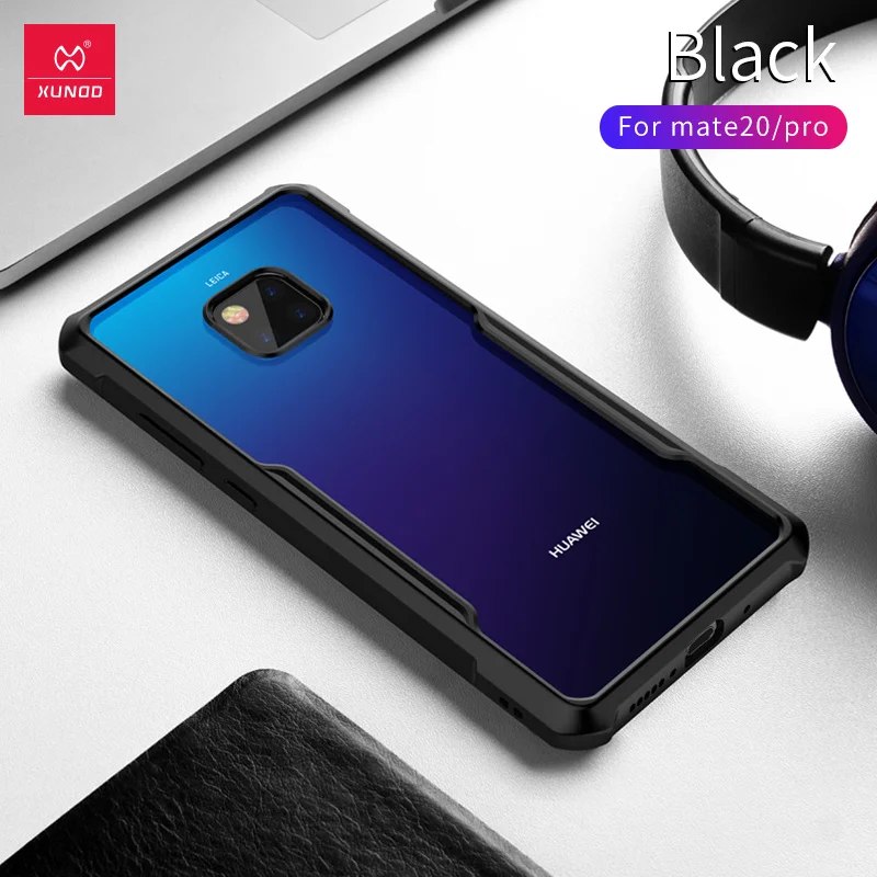 XUNDD противоударный чехол для телефона для huawei 9X mate 20 Pro X с подушками безопасности Защитное кольцо защитный чехол для huawei 9X Pro - Цвет: Black