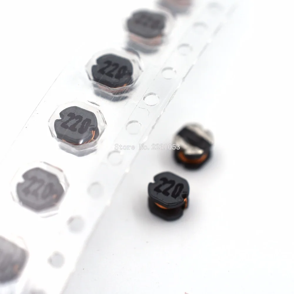 UJTVGCLX 10pcs/lot SMD Power Inductors 220uH 221 Wire Wound Chip