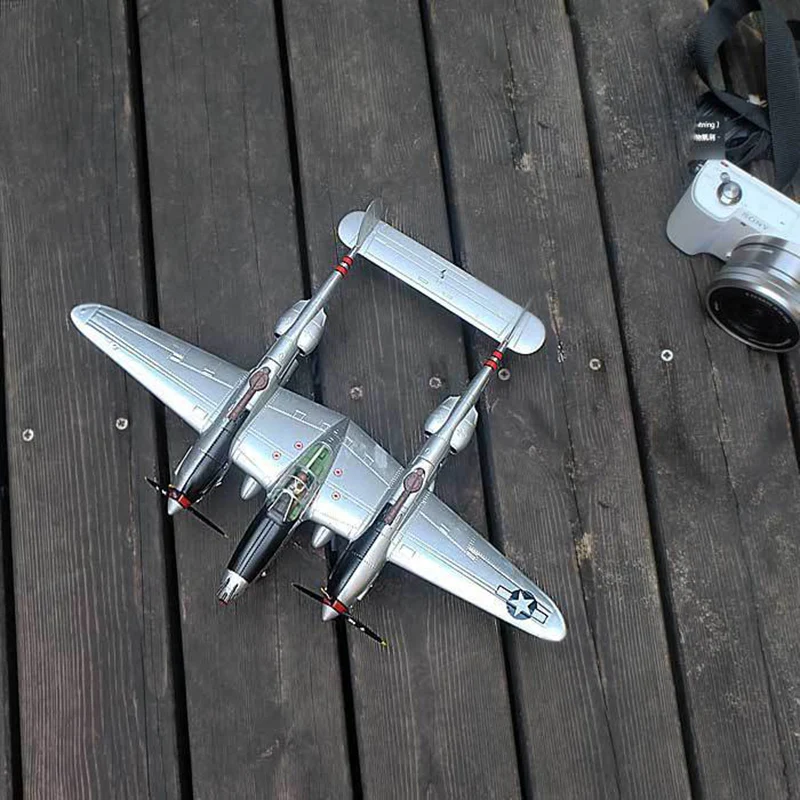 Военная Униформа сплав модель самолета sLockheed P 38 Lightning истребитель второй мировой