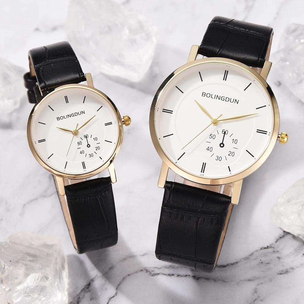 lover's Watches 2PCS Set For Women Man Fashion Leather Retro Design Quartz Clock Ladies Sports Wrist Watch relogio masculino lover's Watches 2PCS Set For Women Man Fashion Leather Retro Design Quartz Clock Ladies Sports Wrist Watch relogio masculino