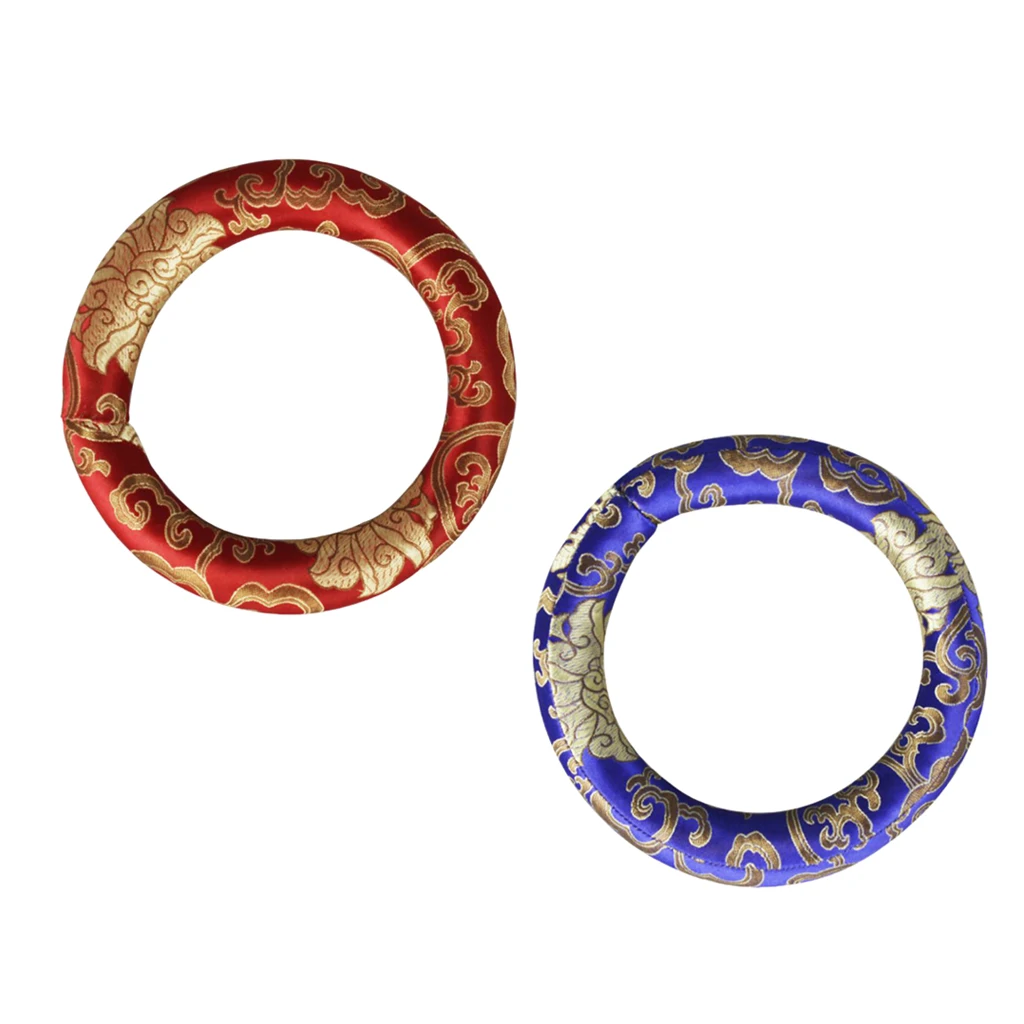2 Pieces Buddhism Tibetan Singing Bowl Cushion 7 Inch for Playing Singing Bowl Bells & Chimes
