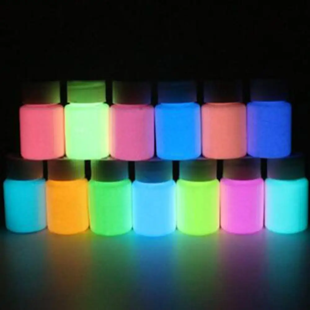 Waterproof Graffiti Paint Luminous Acrylic Glow in The Dark Pigment Party Walls 13 Color DIY Top Eco Non-toxic Odor Free
