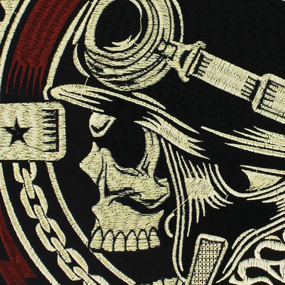 Gear Skull Sketon Patches Gorrila Head аппликация с железной вышивкой байкерские наклейки одежда куртка мотоцикл значок для рюкзака 1 шт