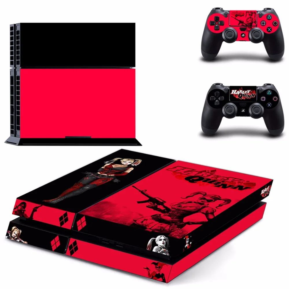 

Harley Quinn PS4 Skin Sticker for Sony playstation 4 Console and Controller