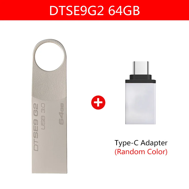 Kingston USB 64 GB DataTraveler флэш накопитель 3 0 флешки U Stick DTSE9G2 флеш металлический память|USB