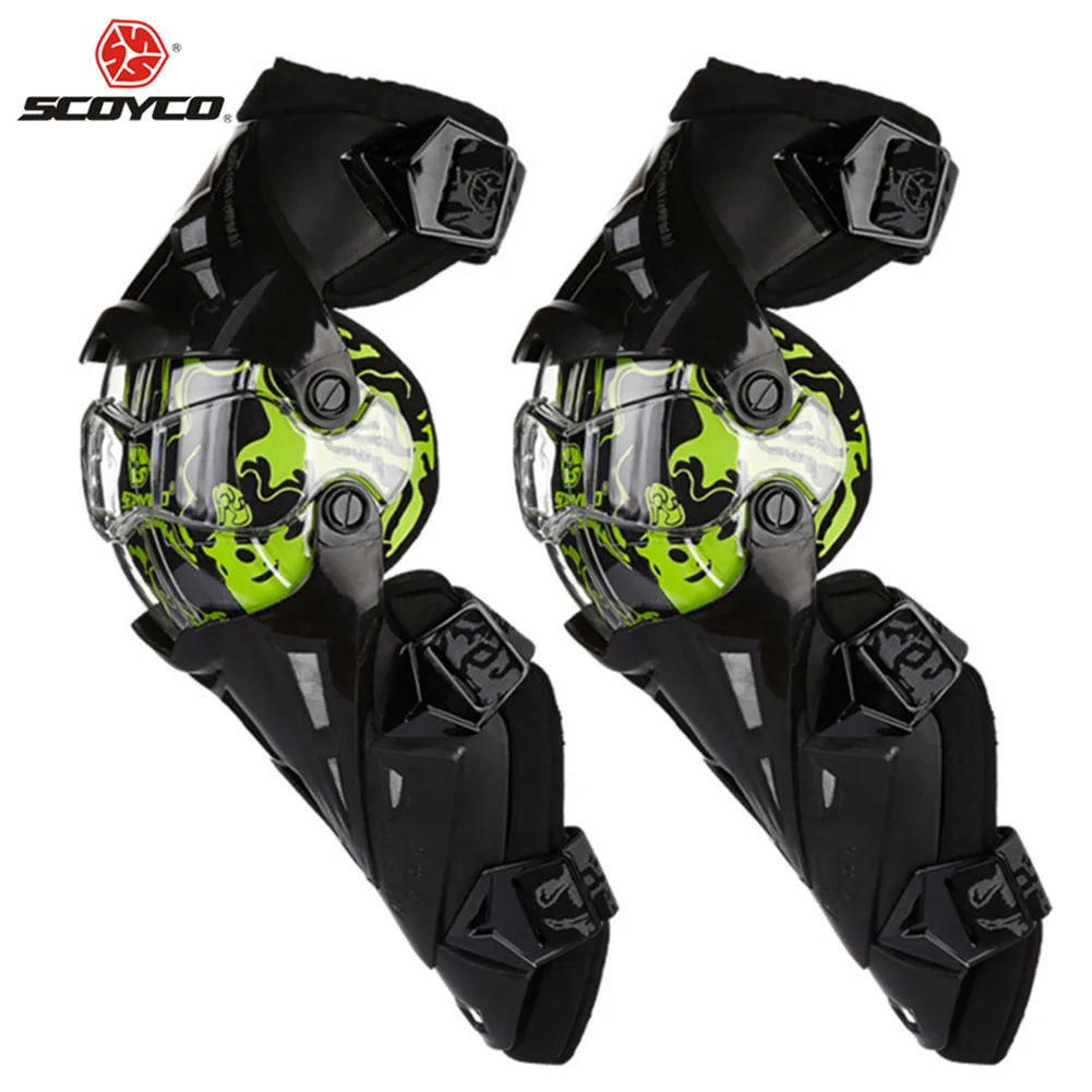 SCOYCO DE LA PROTECCIÓN DE LAS Motocross Protector, almohadillas, guardias Motosiklet Dizlik Moto Joelheira de protección rodilleras - 1