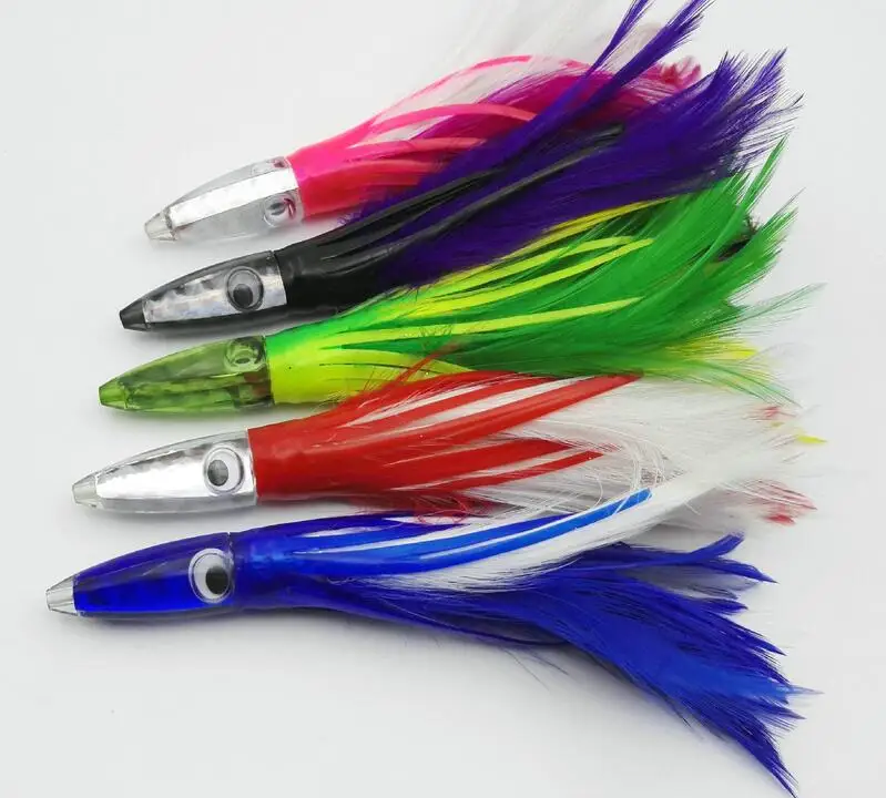 free shipping 4pcs/lot 14cm/32g squid fishing lure big bait plastic