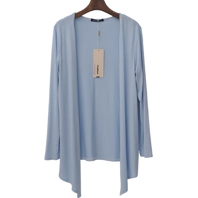 

2019 Women Sweet All-Match Lady Modal Female Outerwear Retro Open Stitch Girl Casual Long Sleeve Cardigan coats Plus Size New B4